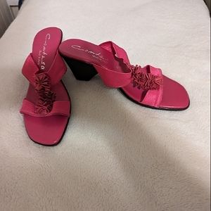 Contessa Made in Italy hot pink sandals